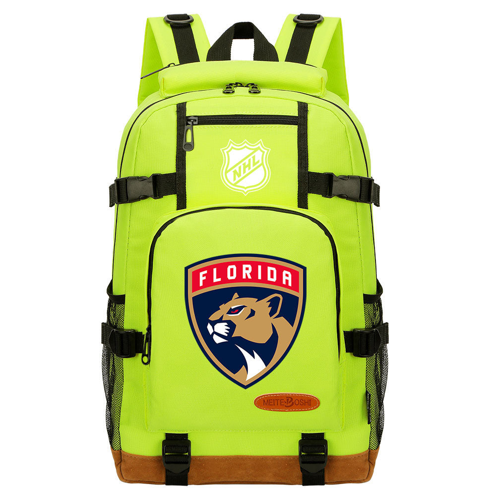 Florida Panthers Hockey League  Waterproof Backpack School Notebook Travel Bag