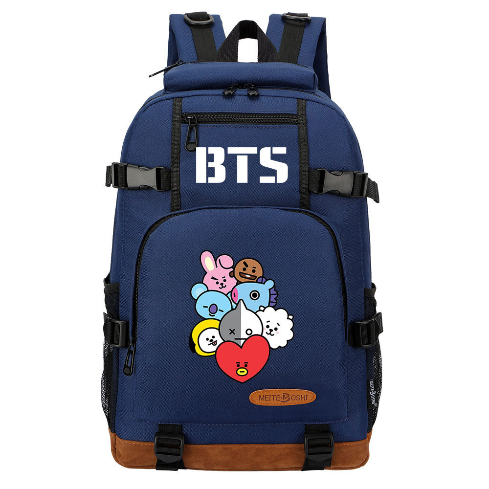 Kpop BTS Waterproof Backpack School Notebook Travel Bag
