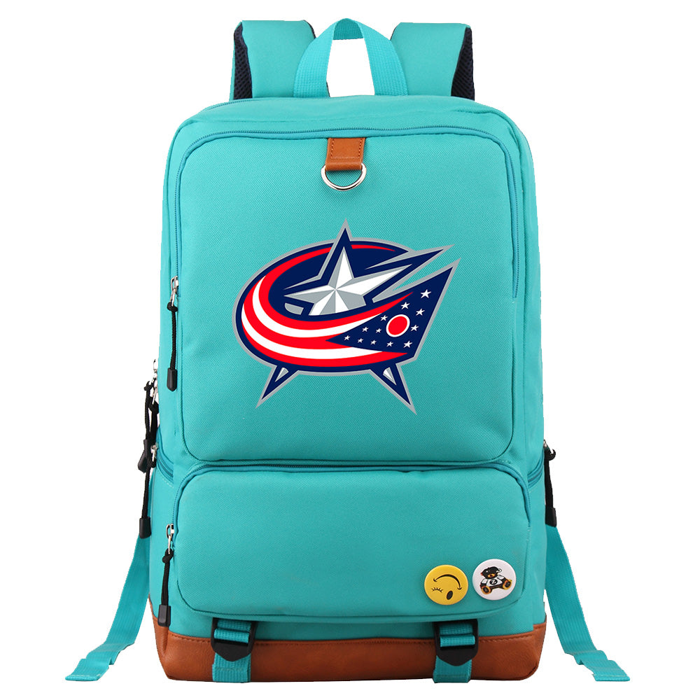 Columbus Blue Jackets Hockey Team Proof Backpack NoteBook Laptop School Bag