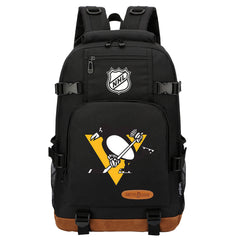 Pittsburgh Penguins Hockey League  Waterproof Backpack School Notebook Travel Bag