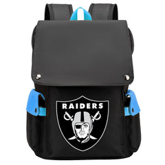 Oakland Raiders Football Team Rugby Laptop Backpack Oxford School Bag