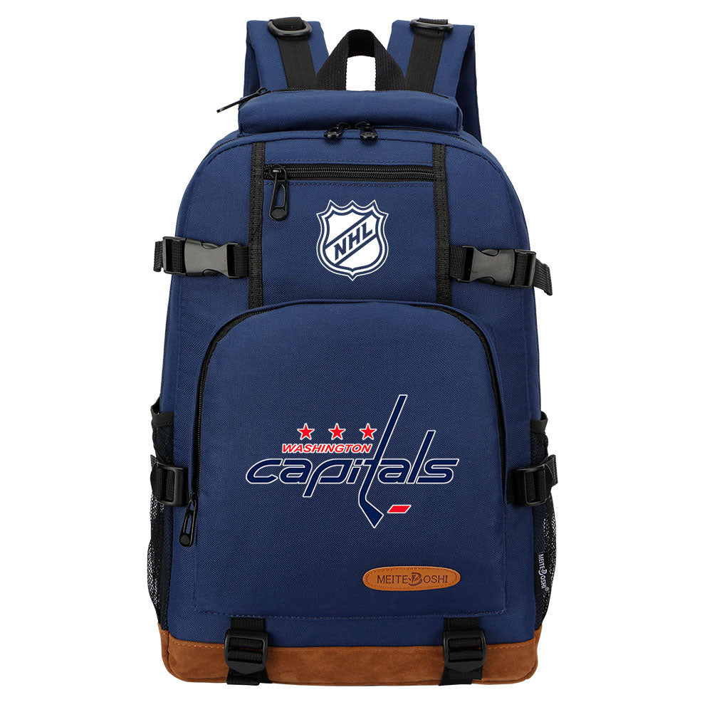 Washington Capitals Hockey League  Waterproof Backpack School Notebook Travel Bag