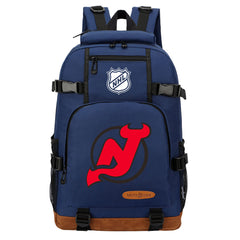 New Jersey Devils Hockey League Waterproof Backpack School Notebook Travel Bag
