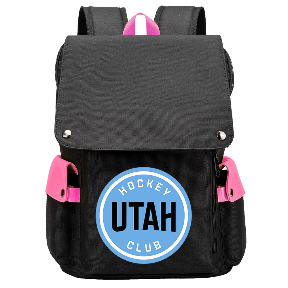 Utah Hockey Club Hockey Team School Backpack Oxford Laptop Bag