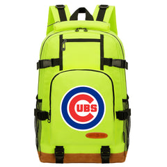 Chicago Cubs Waterproof Backpack School Notebook Travel Bag