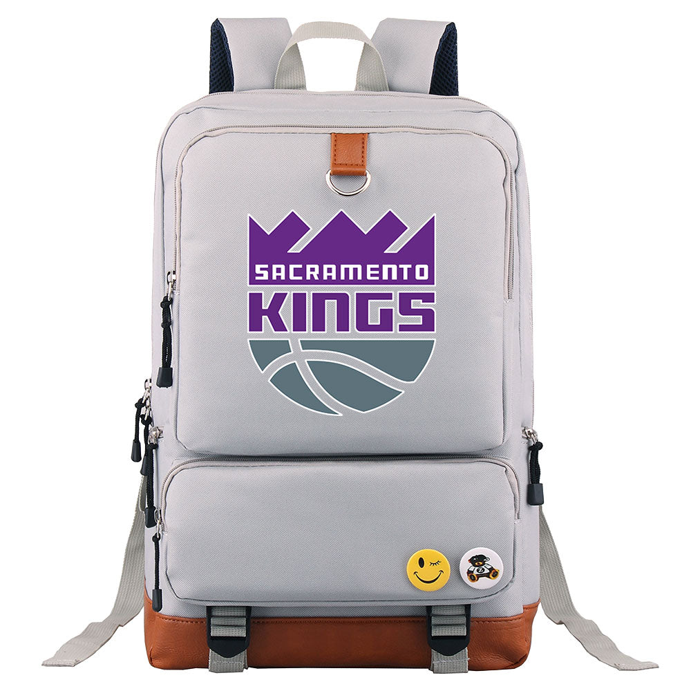 Sacramento Kings Water Proof Backpack NoteBook Laptop School Bag