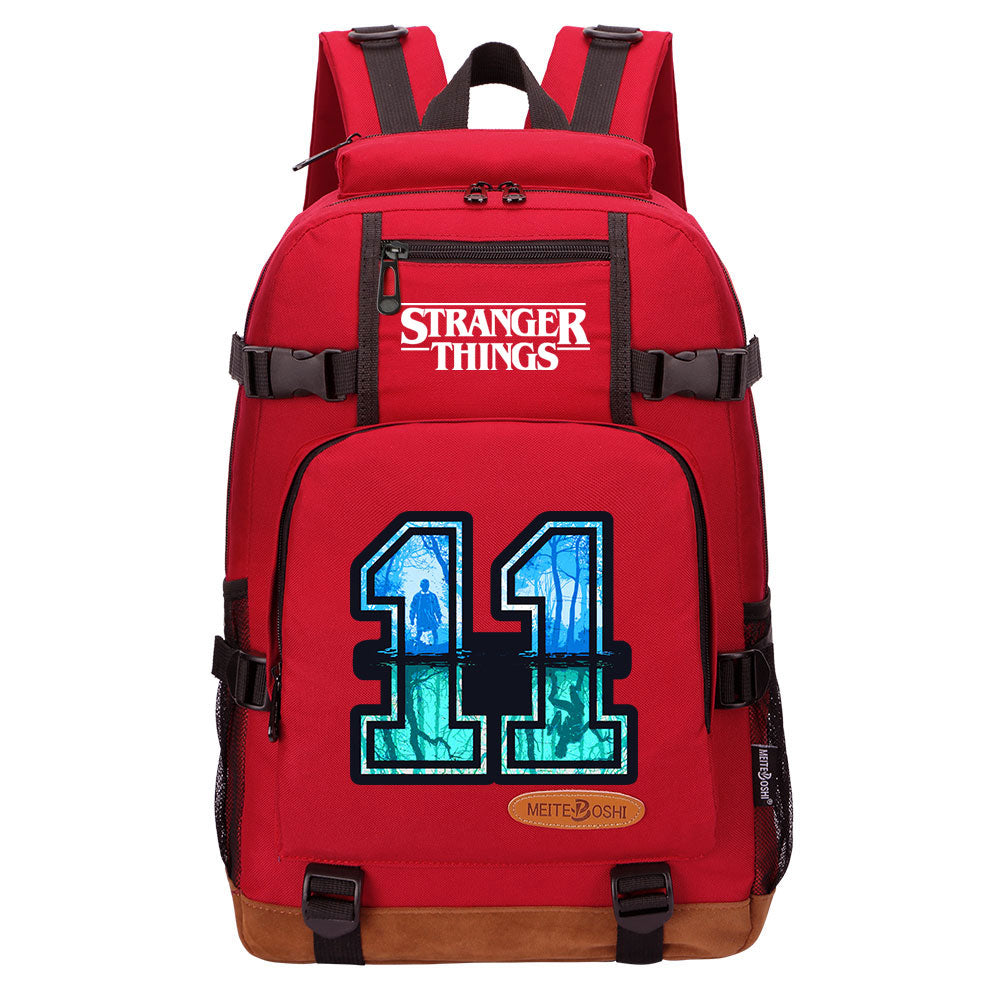 Strangers Things 11 Waterproof Backpack School Notebook Travel Bag