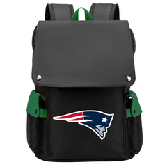 New England Patriots Football Team Rugby Laptop Backpack Oxford School Bag
