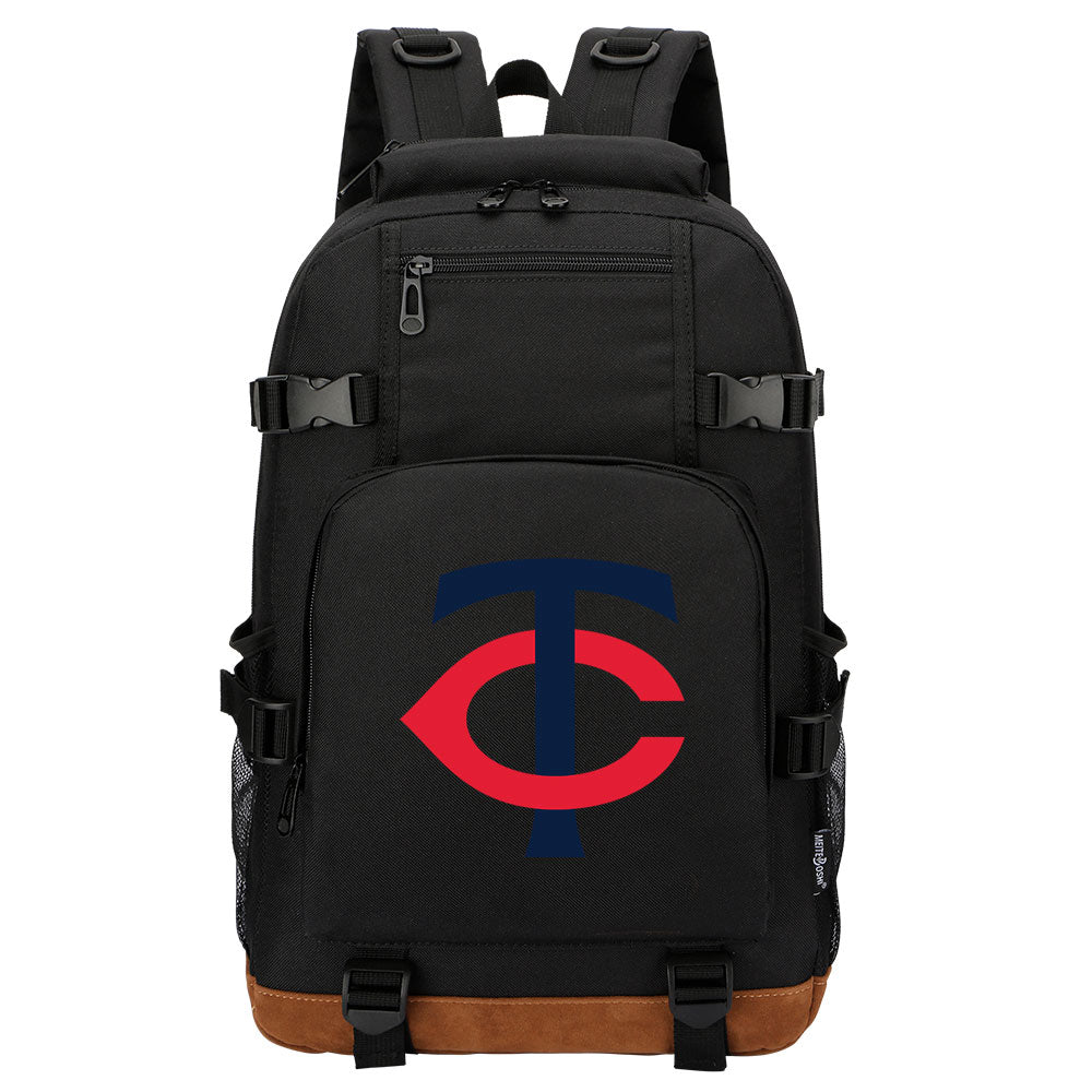 Minnesota Twins Waterproof Backpack School Notebook Travel Bag