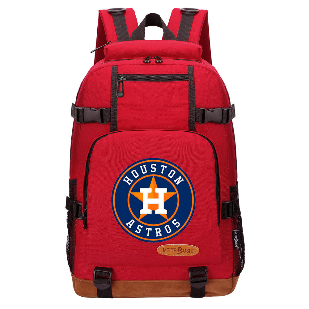 Houston Astros Waterproof Backpack School Notebook Travel Bag