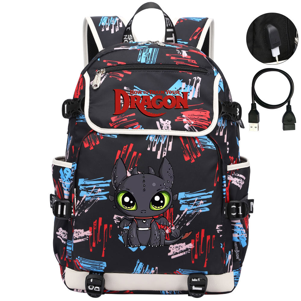 How to Train Your Dragon Backpack School Notebook Travel Bags