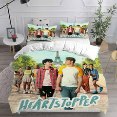 Heartstopper Cosplay Bedding Set Duvet Cover Pillowcases Halloween Home Decor