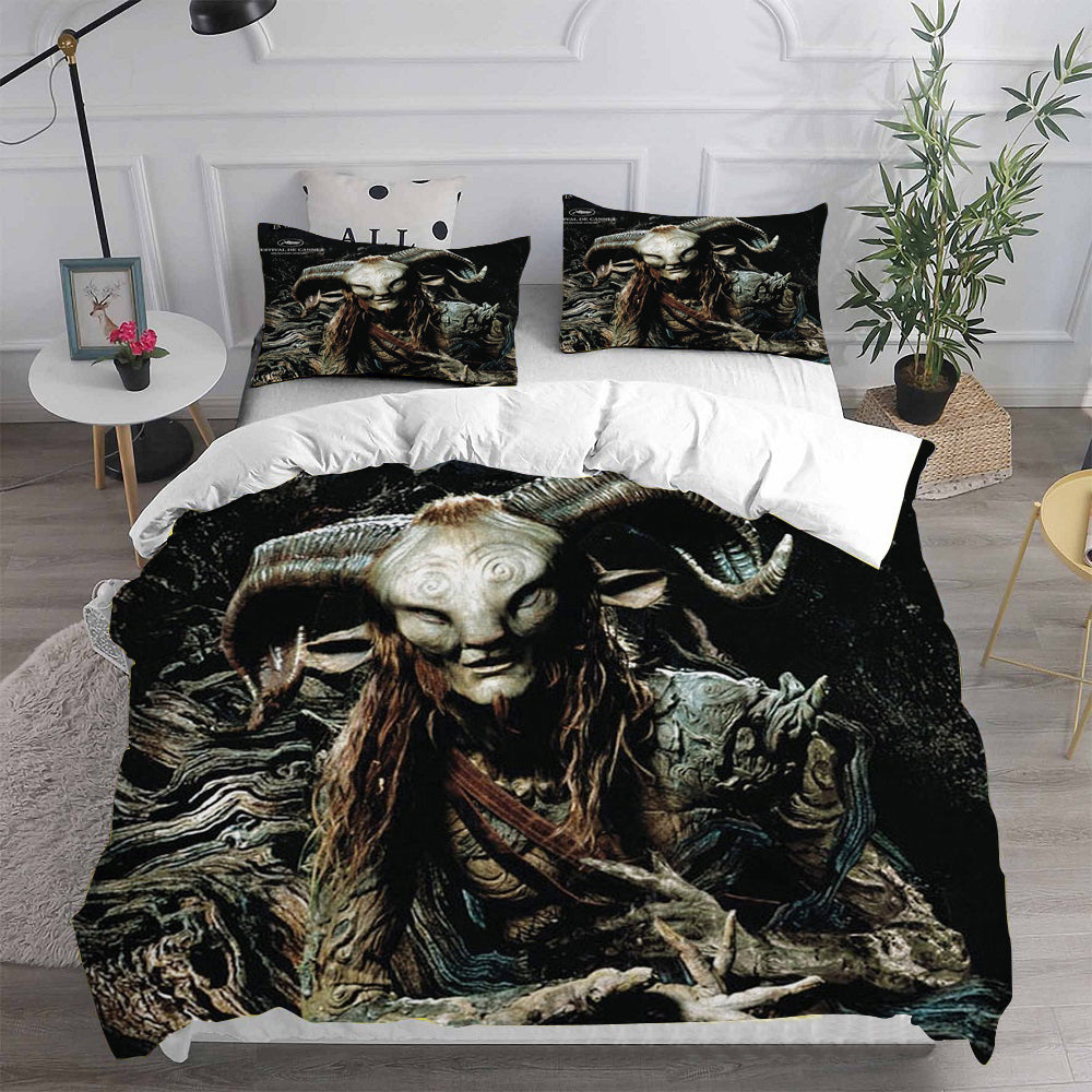 El Laberinto Del Fauno Cosplay Bedding Set Duvet Cover Pillowcases Halloween Home Decor