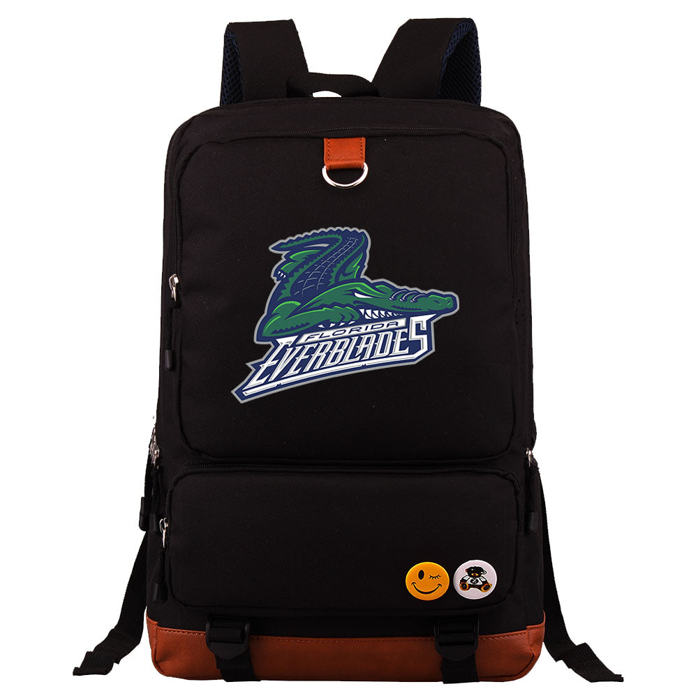 Florida Everblades Hockey Team Proof Backpack NoteBook Laptop School Bag