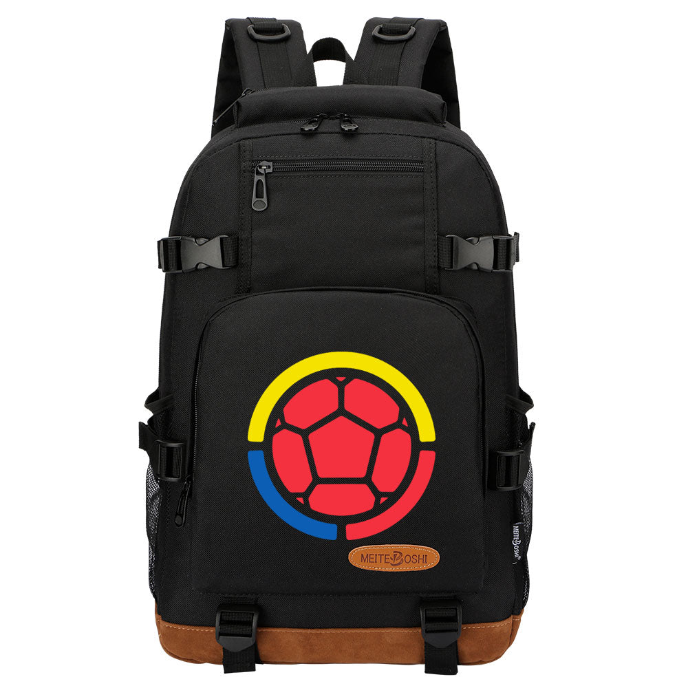 Football Team Waterproof Backpack School Notebook Travel Bag