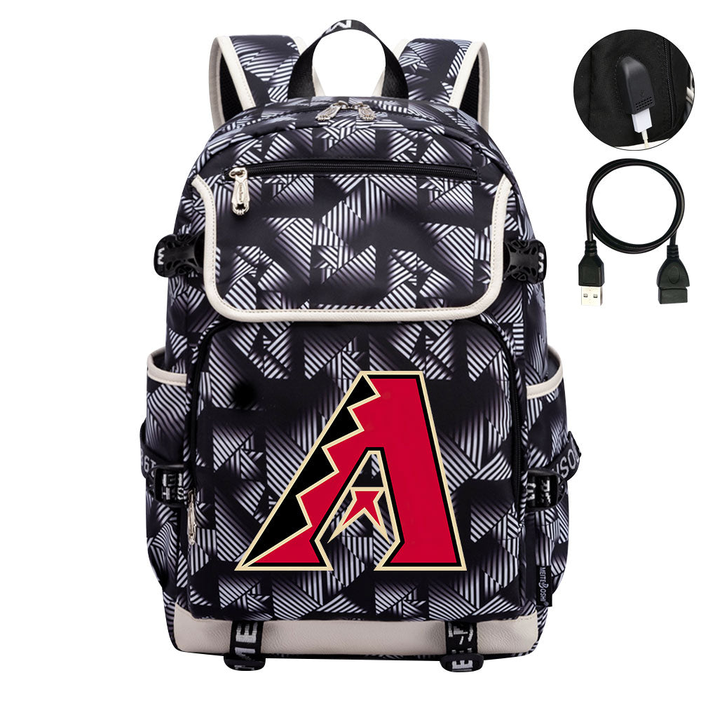 Arizona Diamondbacks Backpack School Notebook Travel Bags