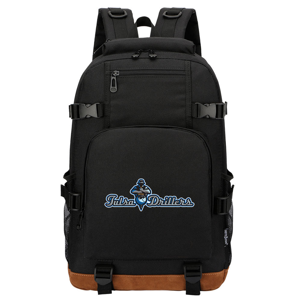Tulsa Drillers Waterproof Backpack School Notebook Travel Bag