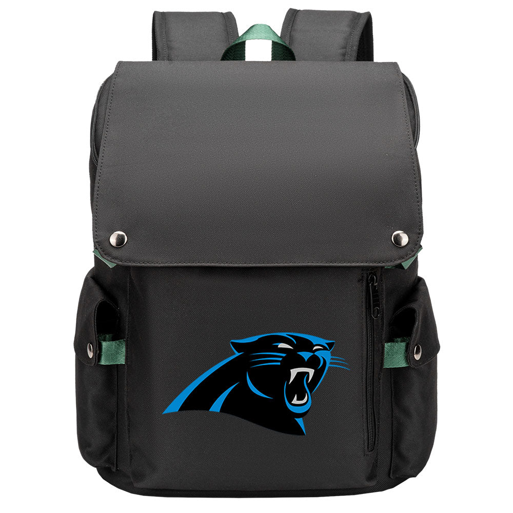 Carolina Panthers Football Team Rugby Laptop Backpack Oxford School Bag