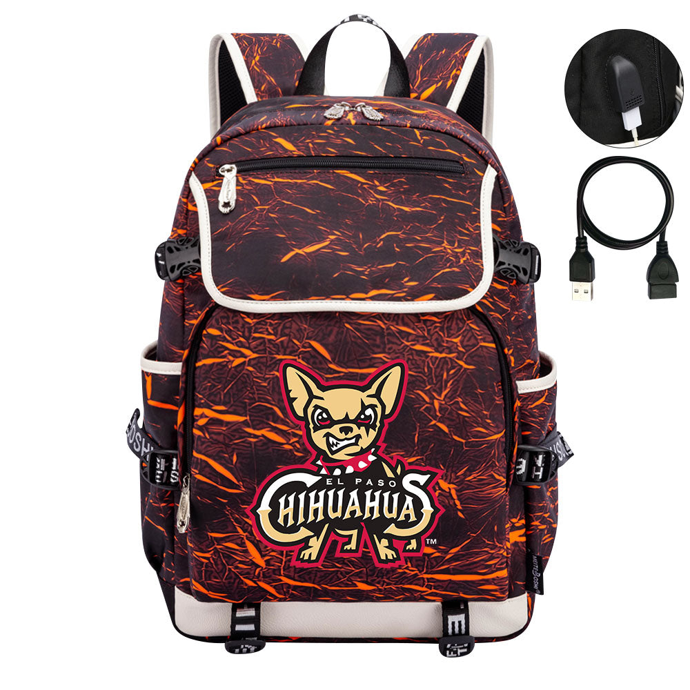 El Paso Chihuahuas Backpack School Notebook Travel Bags