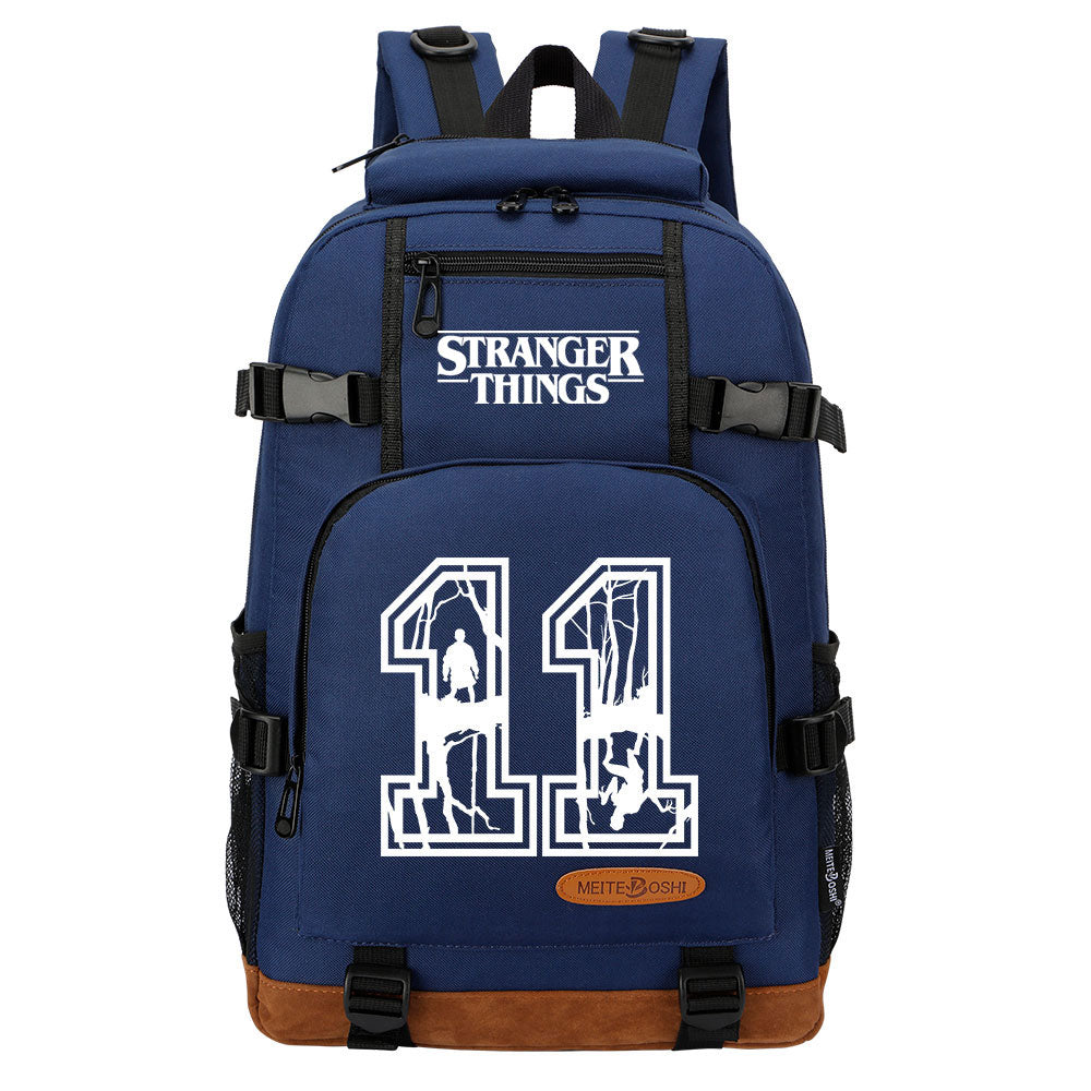 Strangers Things 11 Waterproof Backpack School Notebook Travel Bag
