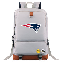 New England Patriots Football Team Rugby Proof Backpack NoteBook Laptop School Bag