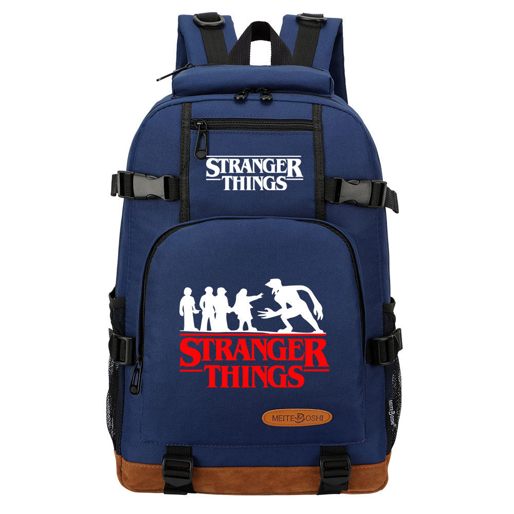 Strangers Things Waterproof Backpack School Notebook Travel Bag