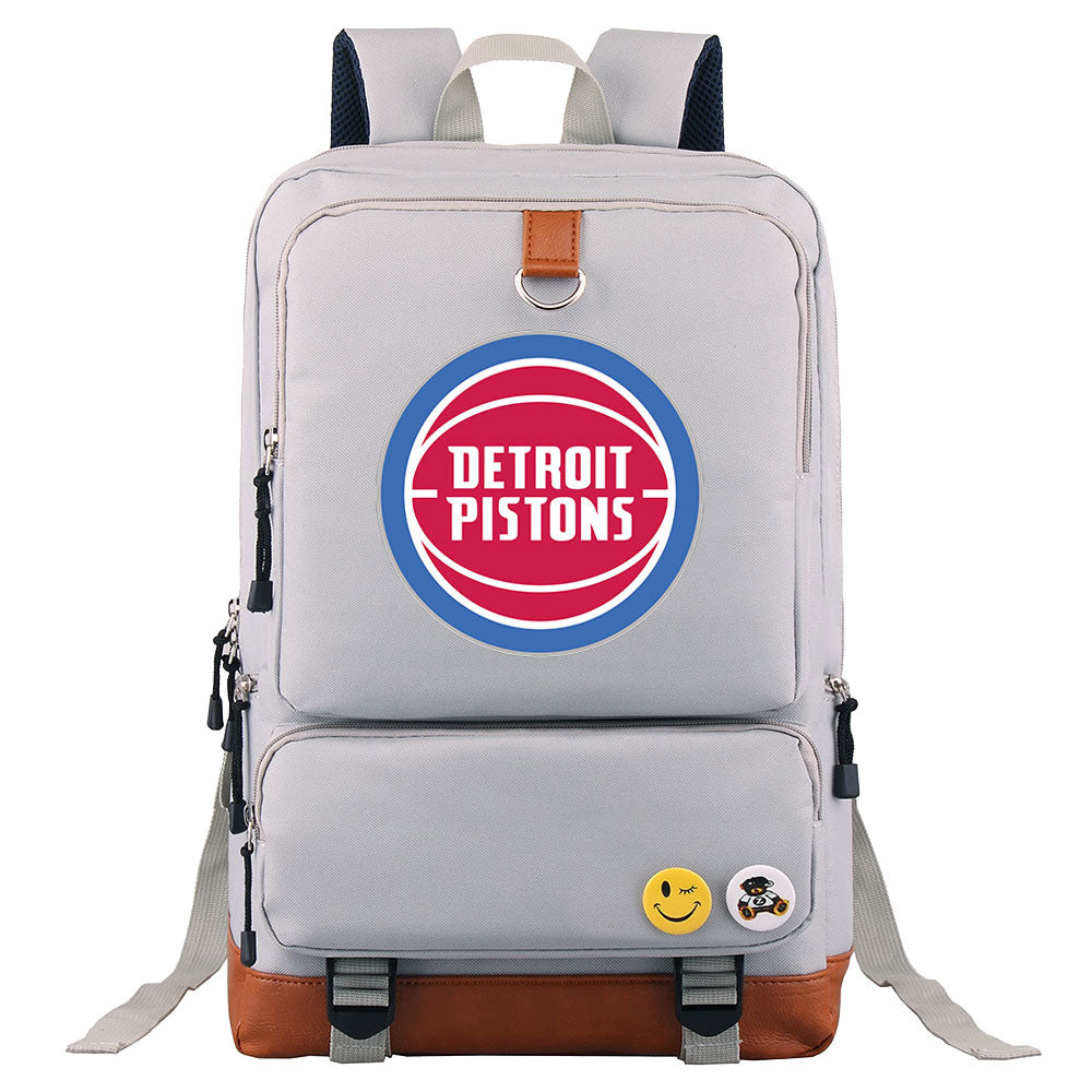 Detroit Pistons Water Proof Backpack NoteBook Laptop School Bag