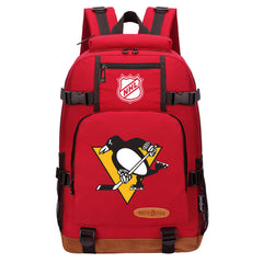 Pittsburgh Penguins Hockey League  Waterproof Backpack School Notebook Travel Bag