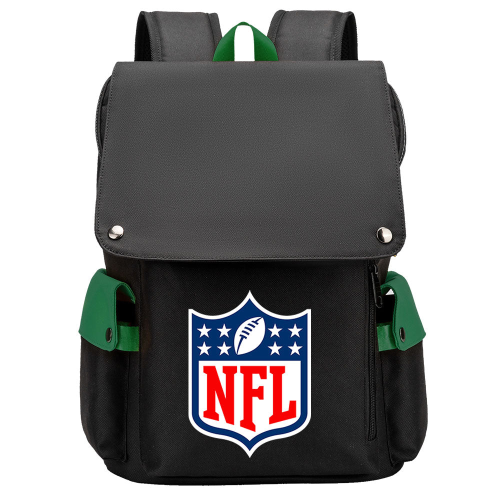 Football Team Rugby Laptop Backpack Oxford School Bag