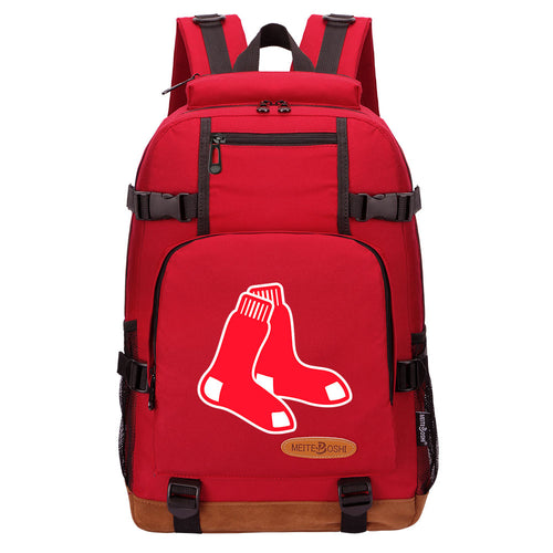 Boston Red Sox Waterproof Backpack School Notebook Travel Bag