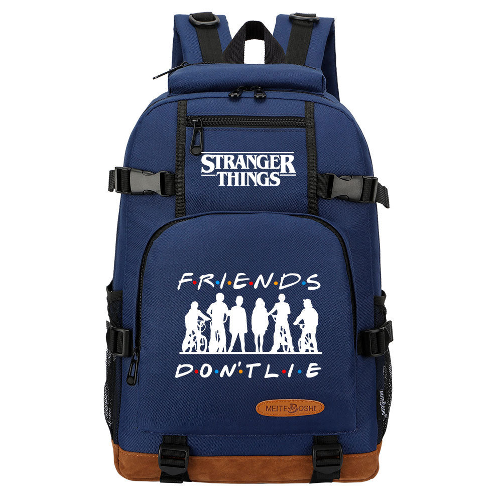 Strangers Things Waterproof Backpack School Notebook Travel Bag