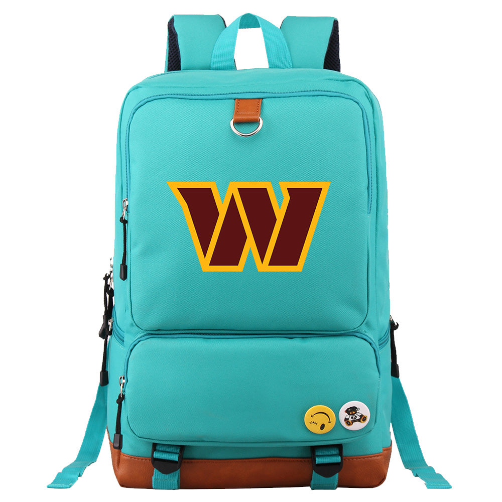 Washington Commanders Football Team Rugby Proof Backpack NoteBook Laptop School Bag