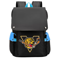 Victoriaville Tigres Hockey Team School Backpack Oxford Laptop Bag