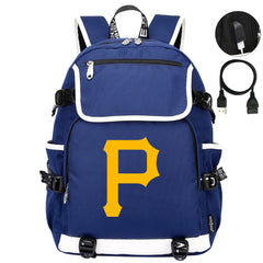 Pittsburgh Pirates Backpack School Notebook Travel Bags
