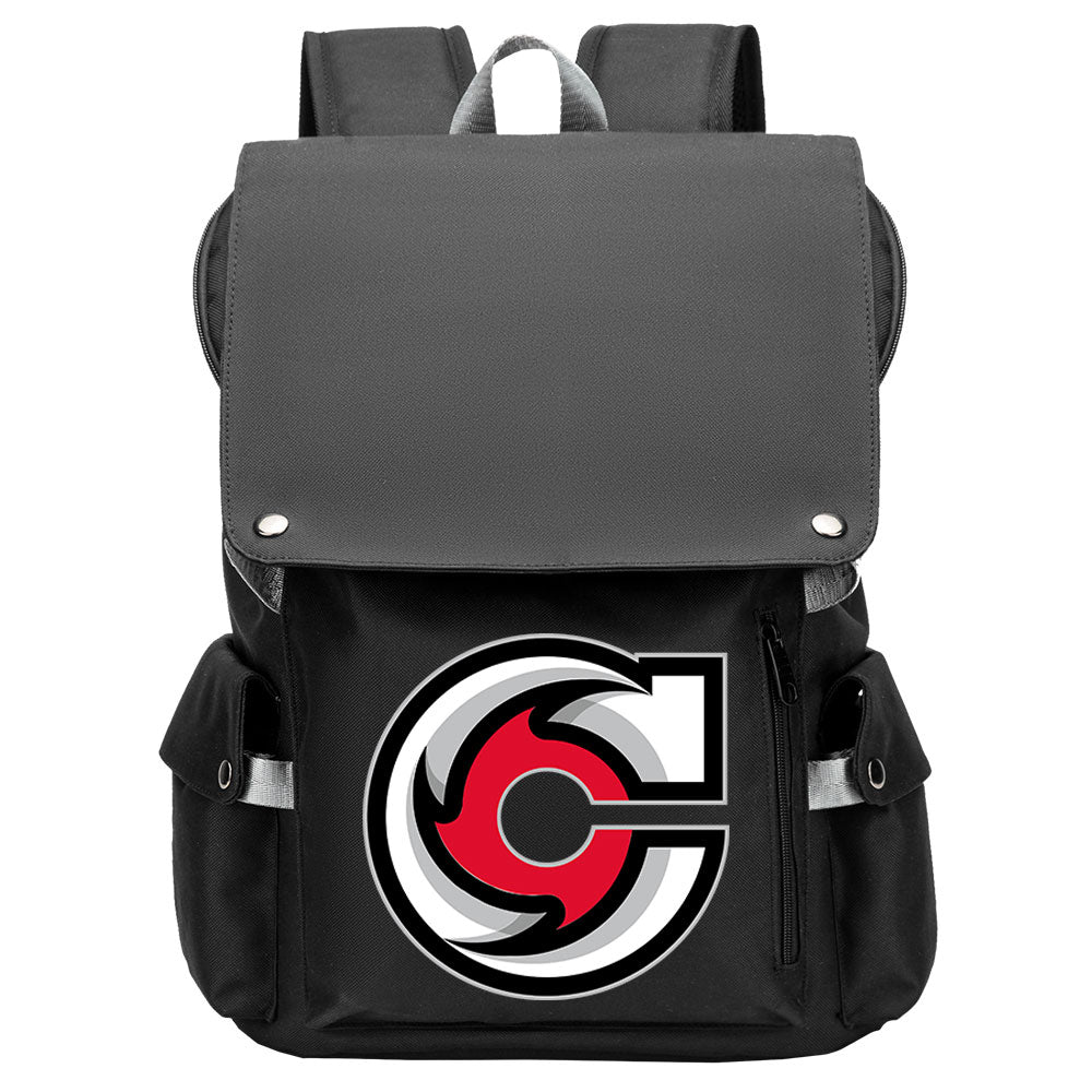 Cincinnati Cyclones Hockey Team School Backpack Oxford Laptop Bag