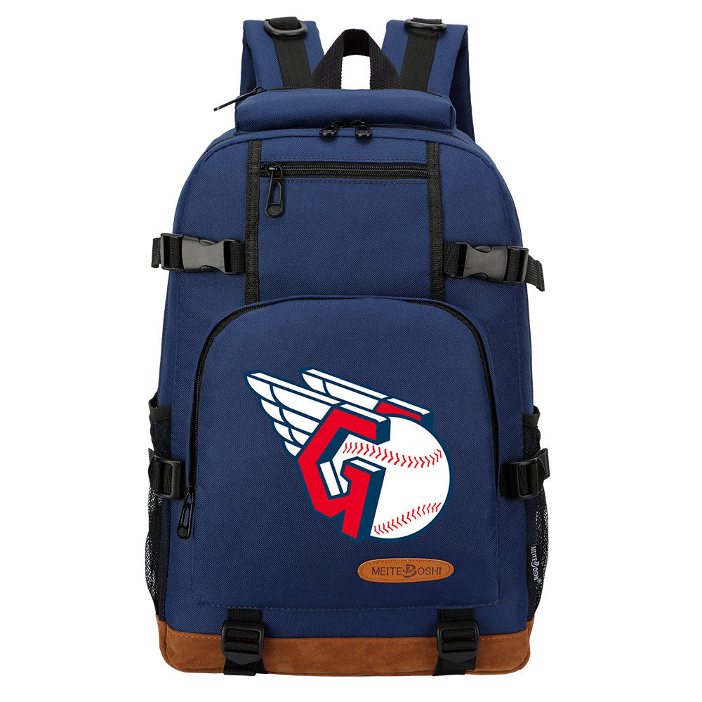 Cleveland Guardians Waterproof Backpack School Notebook Travel Bag