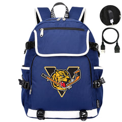 Victoriaville Tigres Hockey Backpack School Notebook Travel Bag