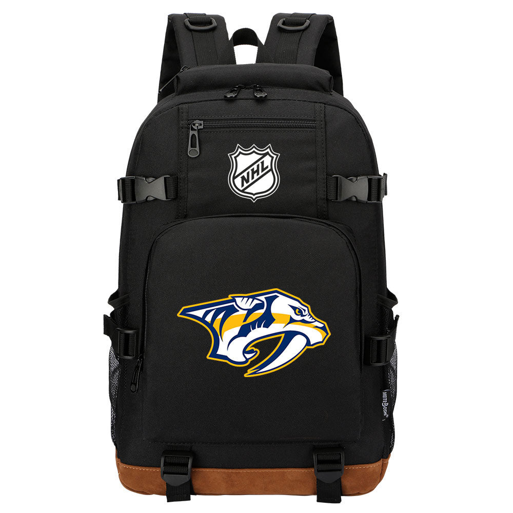 Nashville Predators Hockey League Waterproof Backpack School Notebook Travel Bag
