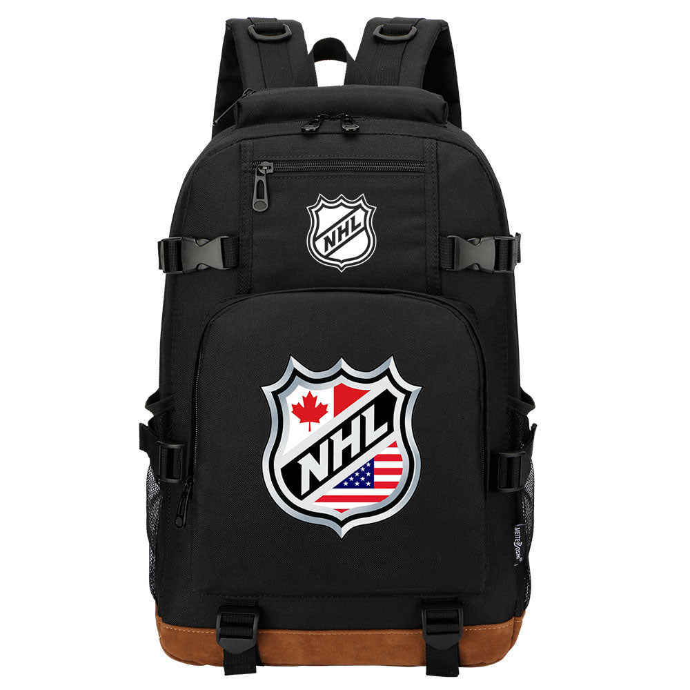 Hockey Team Waterproof Backpack School Notebook Travel Bag