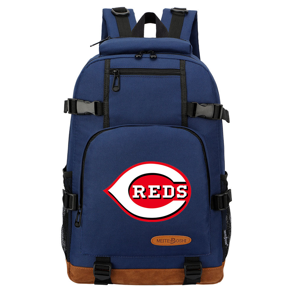 Cincinnati Reds Waterproof Backpack School Notebook Travel Bag