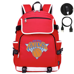 New York Knicks Backpack School Notebook Travel Bags