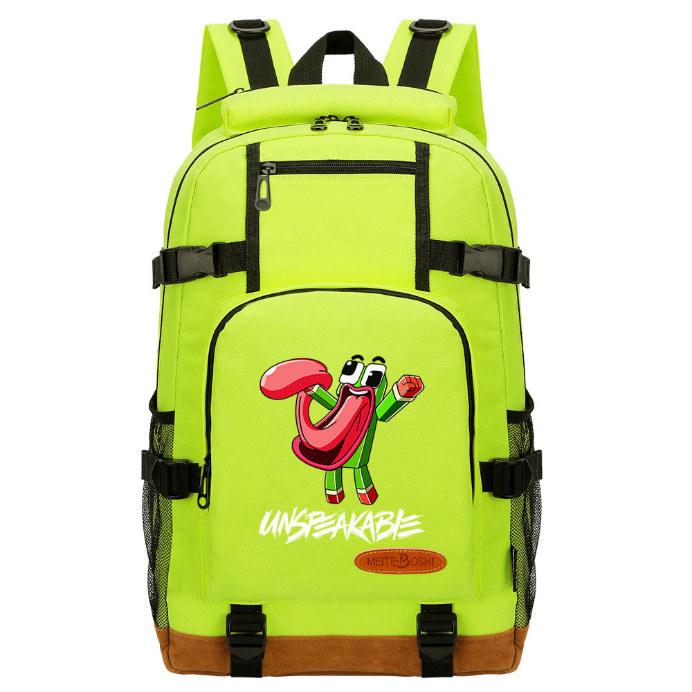 Game Unspeakable Frog Waterproof Backpack School Notebook Travel Bag