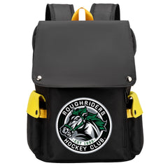 Roughriders Hockey Team School Backpack Oxford Laptop Bag