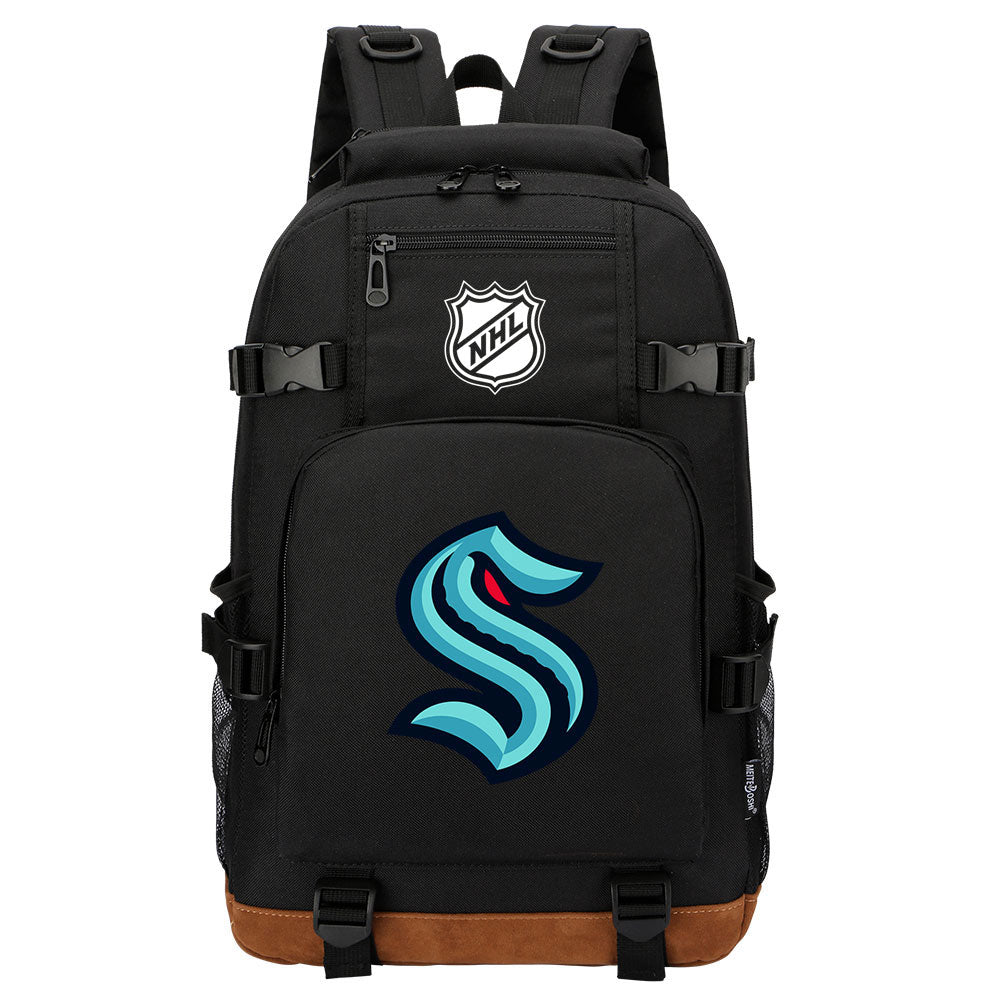 Seattle Kraken Hockey League  Waterproof Backpack School Notebook Travel Bag