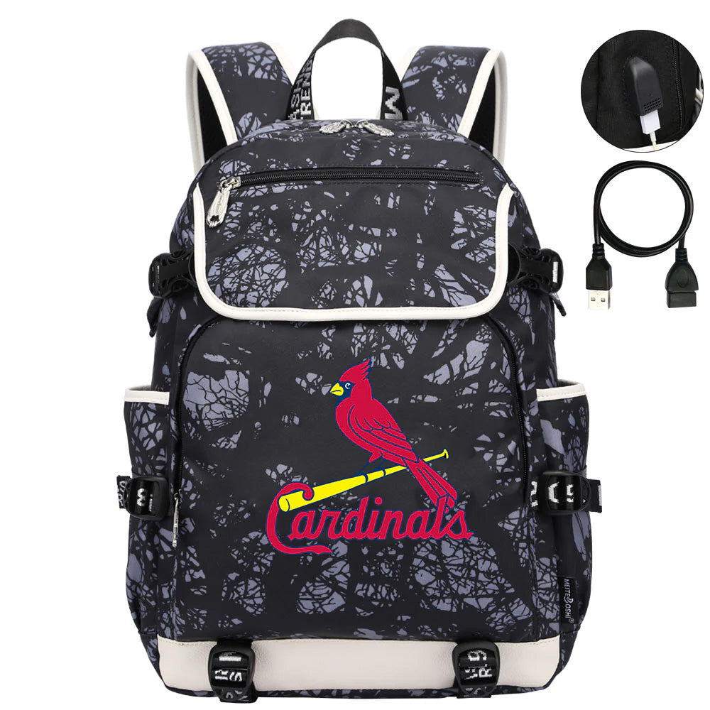 St Louis Cardinals Backpack School Notebook Travel Bags