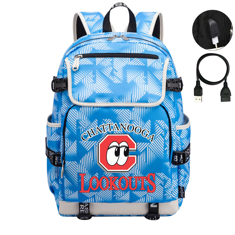 Chattanooga Lookouts Backpack School Notebook Travel Bags
