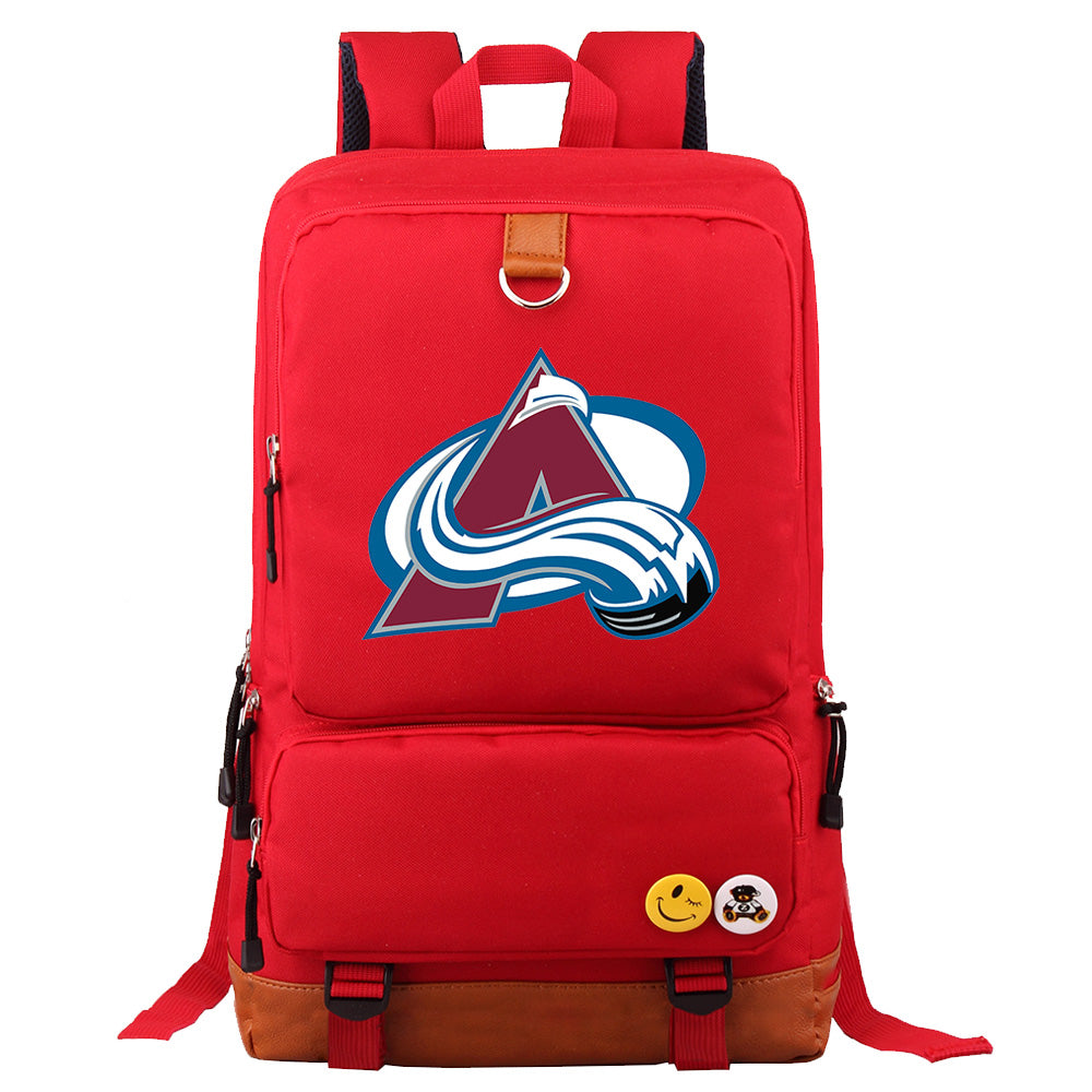 Colorado Avalanche Hockey Team Proof Backpack NoteBook Laptop School Bag