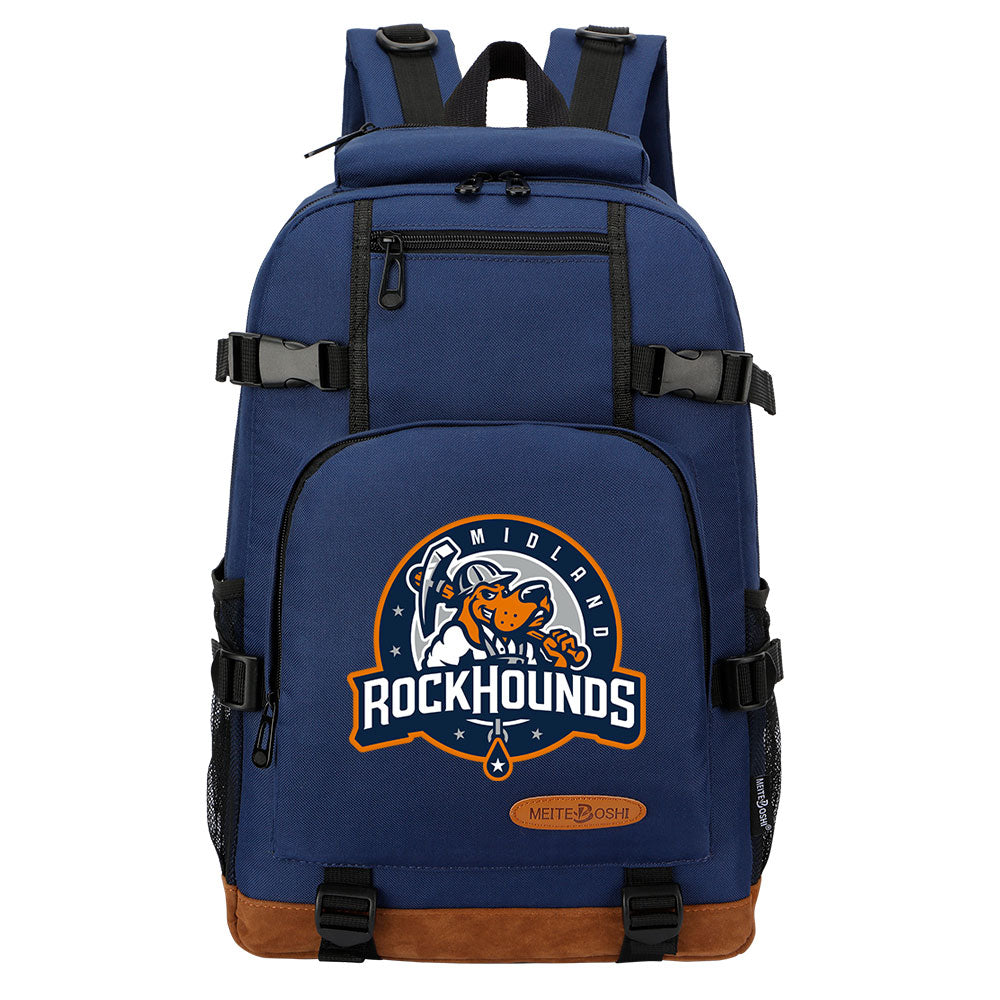 Midland RockHounds Waterproof Backpack School Notebook Travel Bag