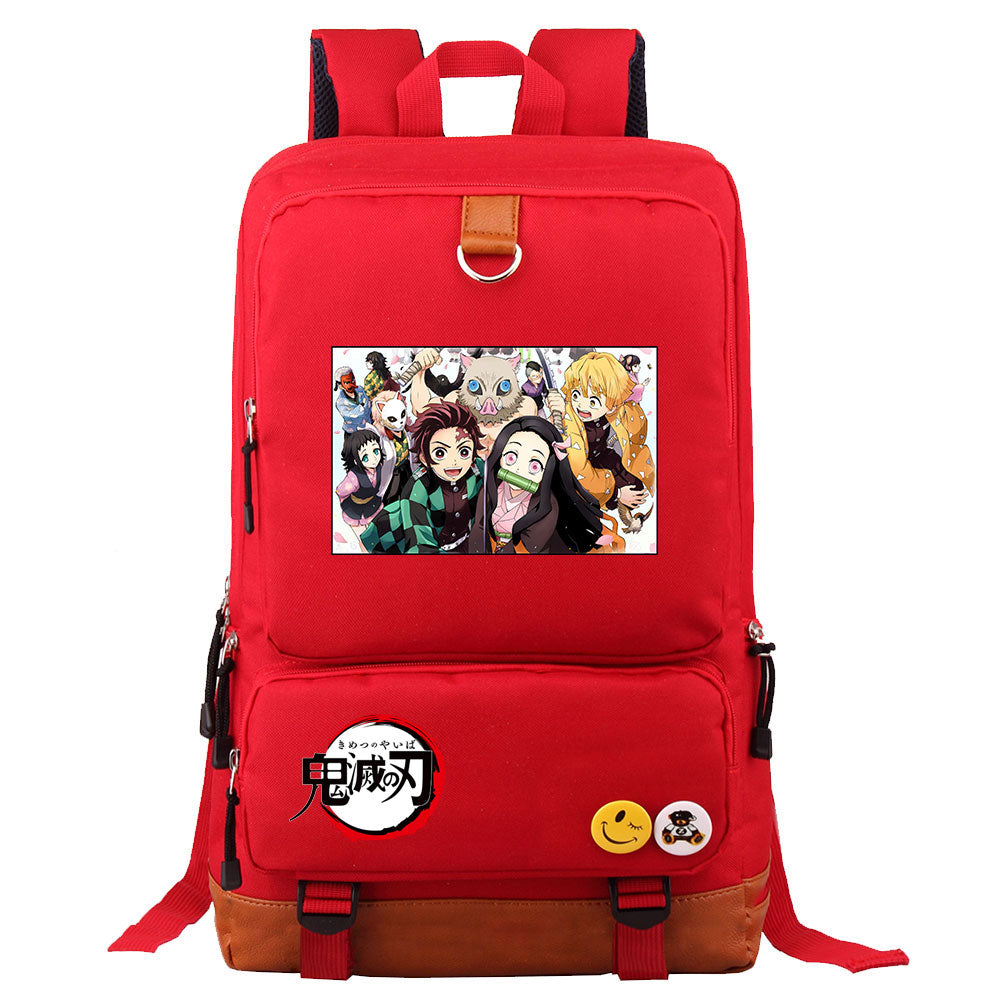 Demon Slayer Kimetsu No Yaiba Proof Backpack NoteBook Laptop School Bag