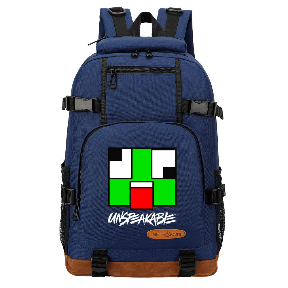 Game Unspeakable Frog Waterproof Backpack School Notebook Travel Bag